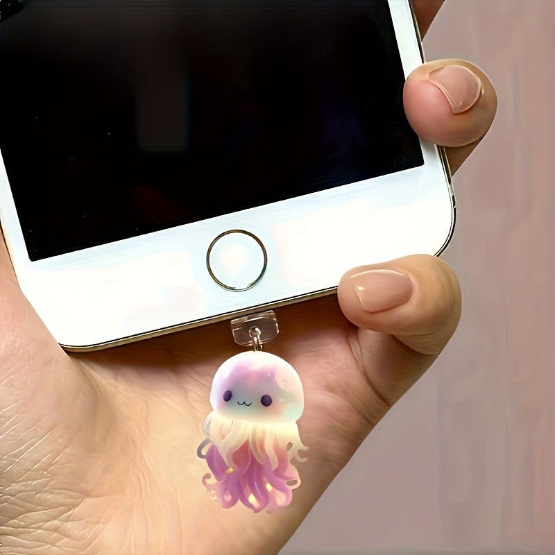 🌟📱 Jelly Glow USB Guardian - The Cutest Charging Port Protector! 📱🌟