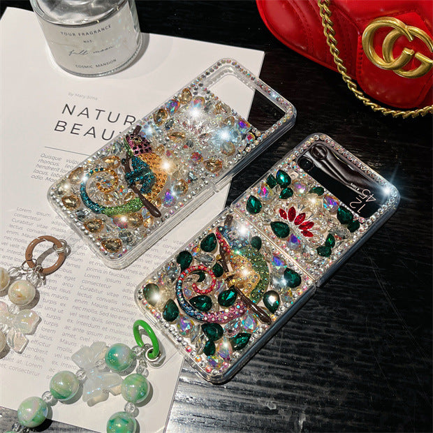 Gemstone Animal Case Cover for Samsung Flip Serie