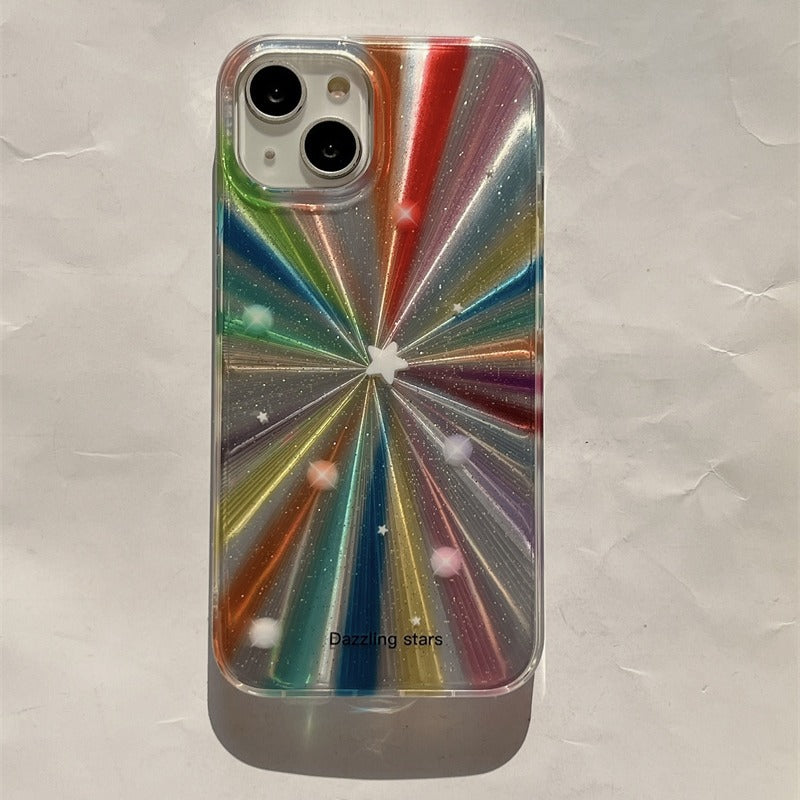 Starlight Highlights Rainbow Shimmer iPhone Case