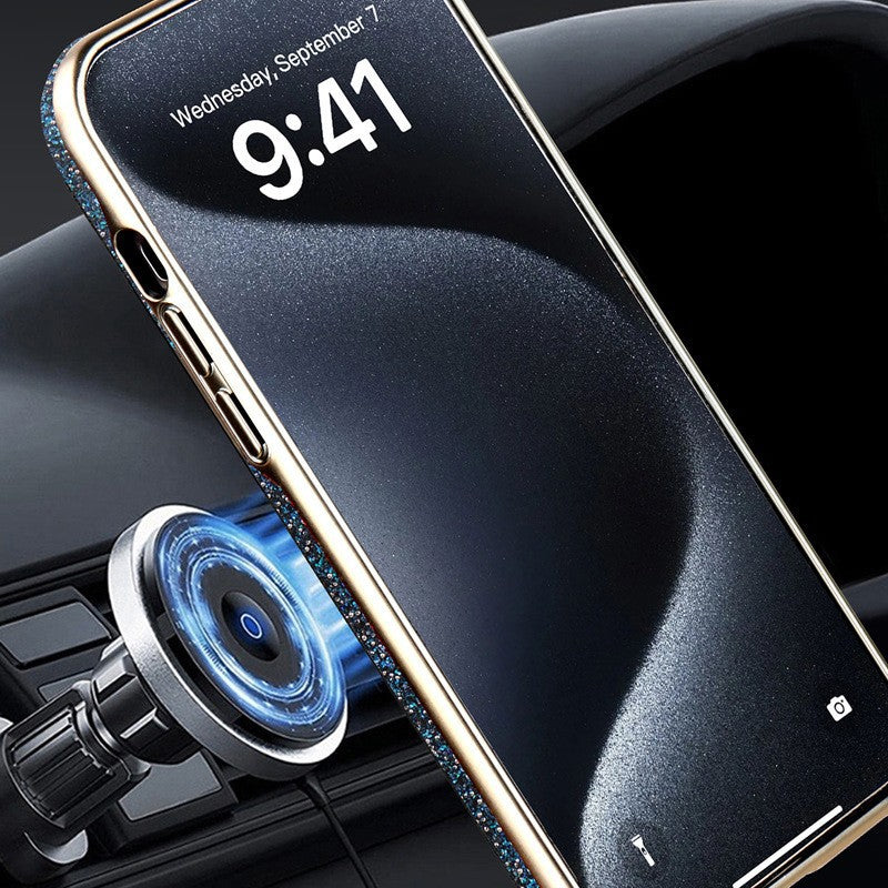 Luxury Sparkling Diamond Hollowed Out Case Cover for iPhone