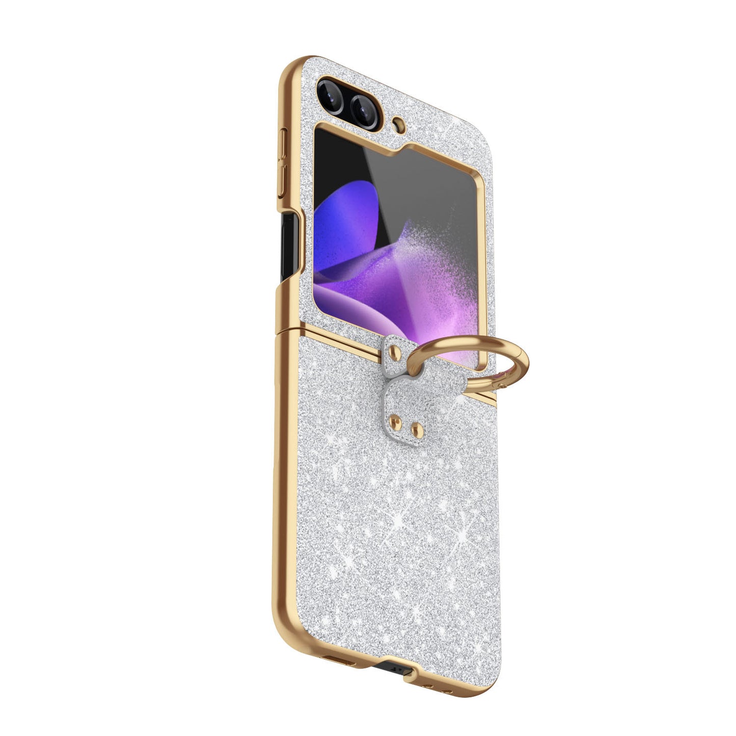 Full Coverage Glitter Case Cover for Samsung Flip Series