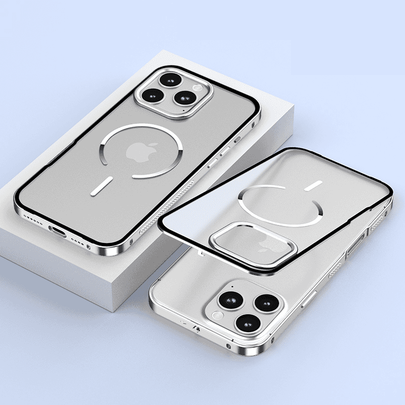 Metal Frame Snap-On Case Cover for iPhone