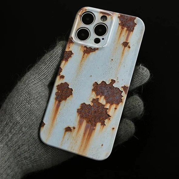 🔥2025 NEW ARRIVAL 🔩Vintage Rust Hard Case For iPhone - Buy 2: FREE SHIPPING🛫 & 40% OFF 2nd🔥