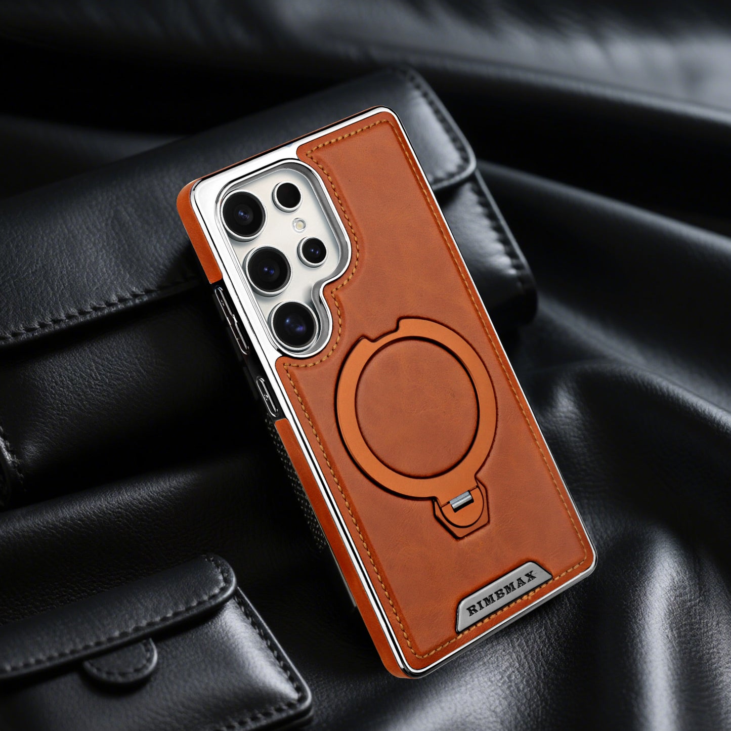 Strong Metal Magnetic Suction Bracket Case Cover for Samsung S Series