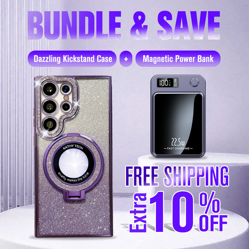 Sparkling Kickstand Case for Samsung S Series - Buy 2: FREE SHIPPING🛫 & 40% OFF 2nd🔥