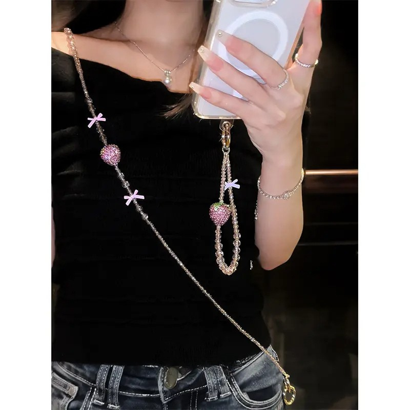 Sparkling Diamond Chain Mobile Phone Strap-Buy 2: 40% OFF 2nd🔥