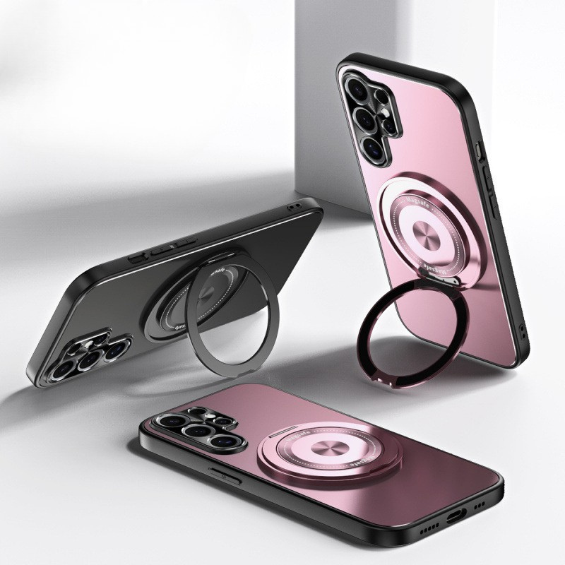 Folding Bracket Metal Lens Protection Frame Case Cover for Samsung S Series