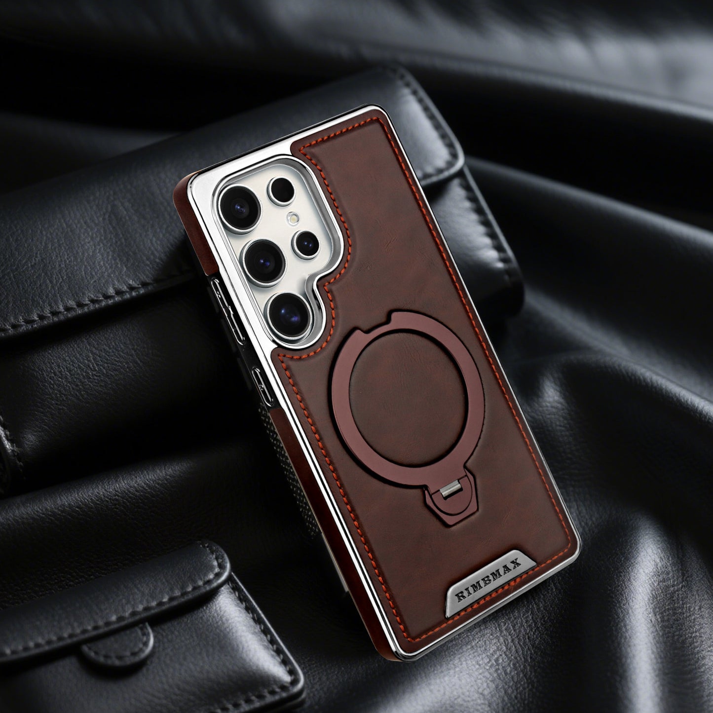 Strong Metal Magnetic Suction Bracket Case Cover for Samsung S Series