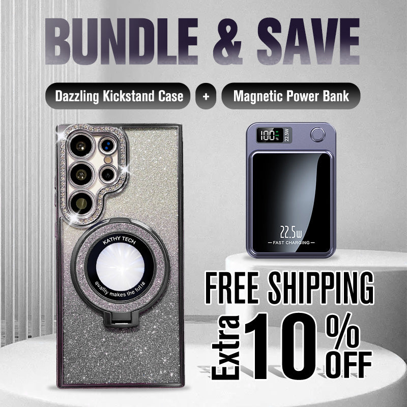 Sparkling Kickstand Case for Samsung S Series - Buy 2: FREE SHIPPING🛫 & 40% OFF 2nd🔥