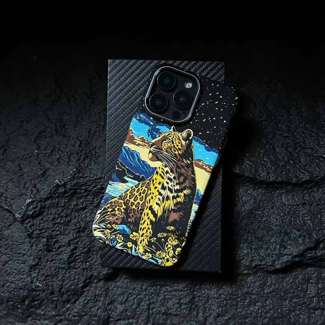 Realistic Painting Animal Pattern Case Cover for iPhone