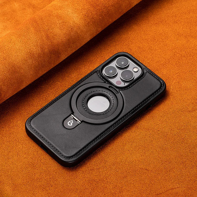 Full Leather Shockproof Magnetic Case for iPhone