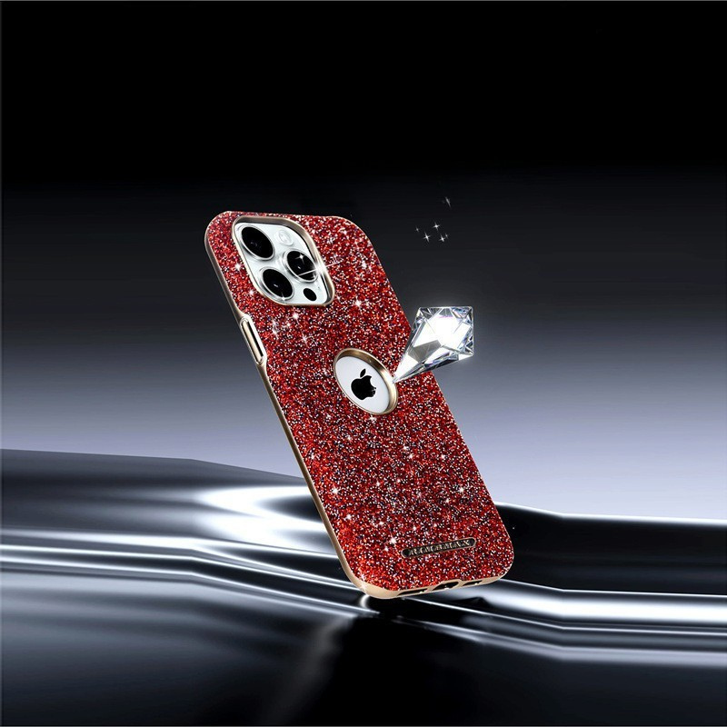Luxury Sparkling Diamond Hollowed Out Case Cover for iPhone