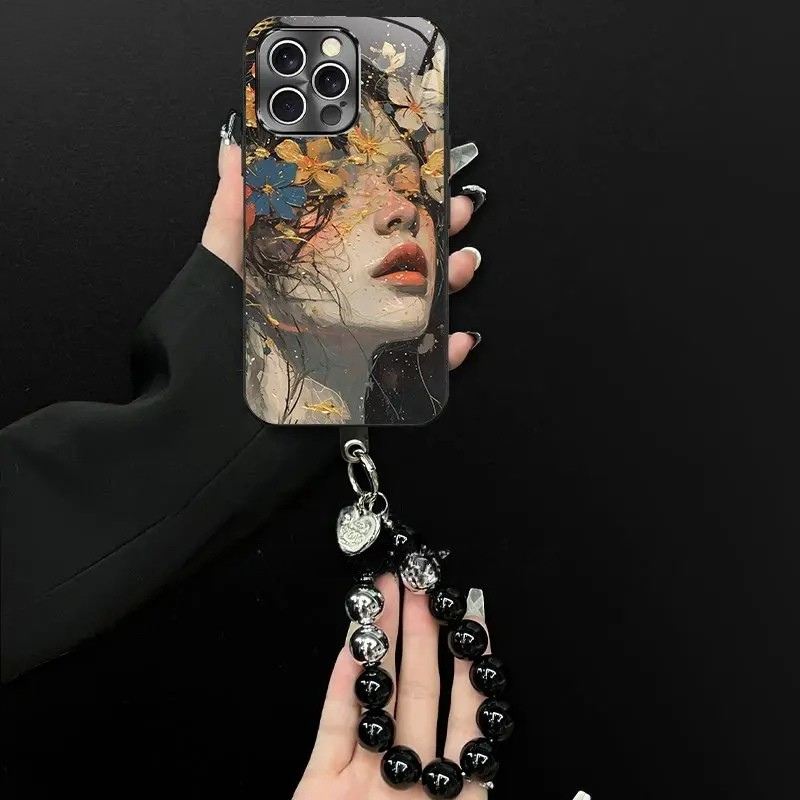 Oil Painting Style Portrait Case Kit for iPhone - Get a FREE Exquisite Diamond Bracelet!🔥