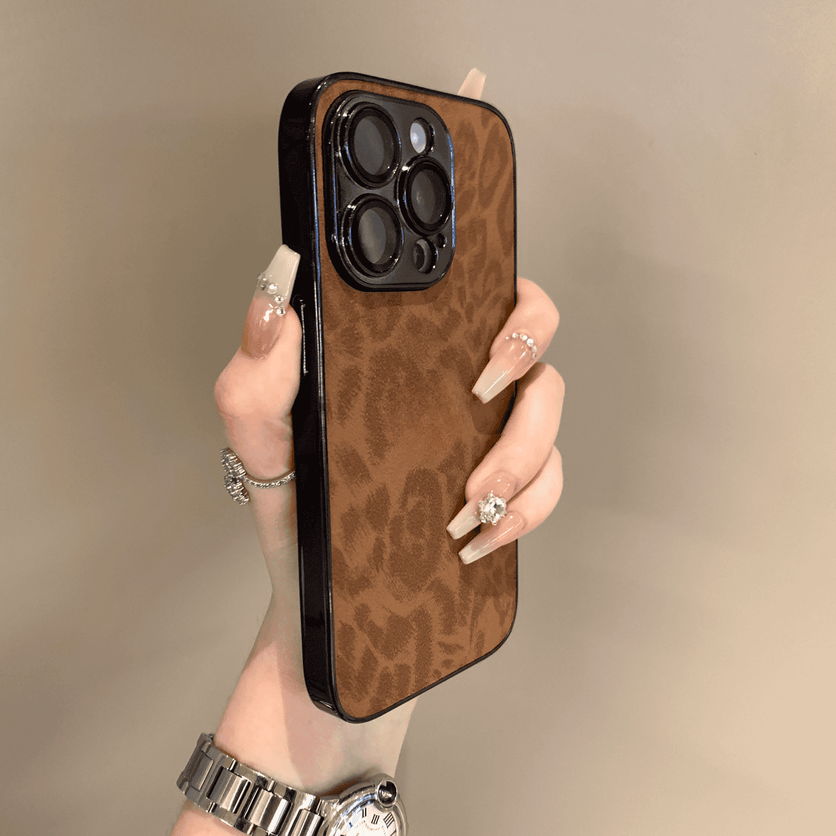 Wild Leopard Print Leather Case Cover for iPhone——🔥Second Item at 40% Off
