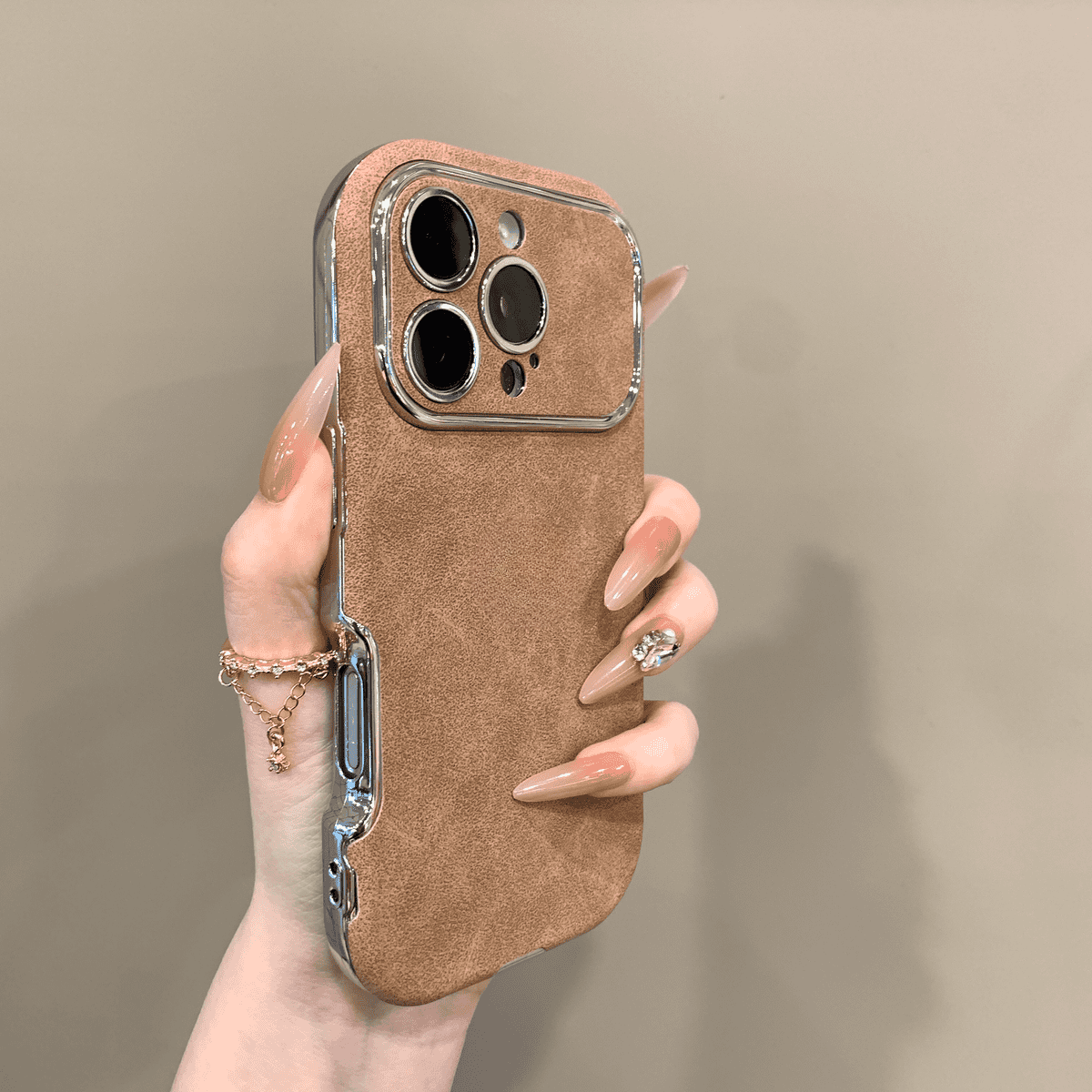 Nubuck Leather Case Cover for iPhone——🔥Second Item at 40% Off