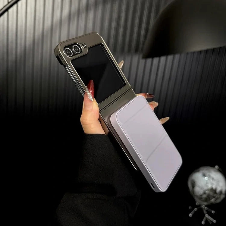 Electroplated Frosted Magnetic Case Cover for Samsung Flip Series - Buy 2: FREE SHIPPING🛫 & 40% OFF 2nd🔥