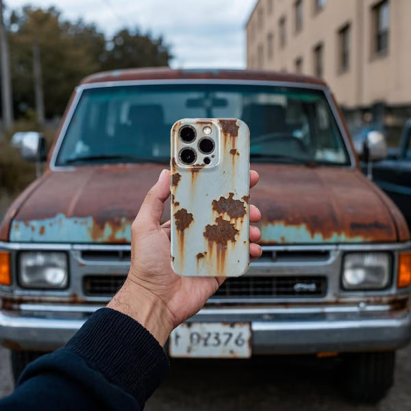 🔥2025 NEW ARRIVAL 🔩Vintage Rust Hard Case For iPhone - Buy 2: FREE SHIPPING🛫 & 40% OFF 2nd🔥
