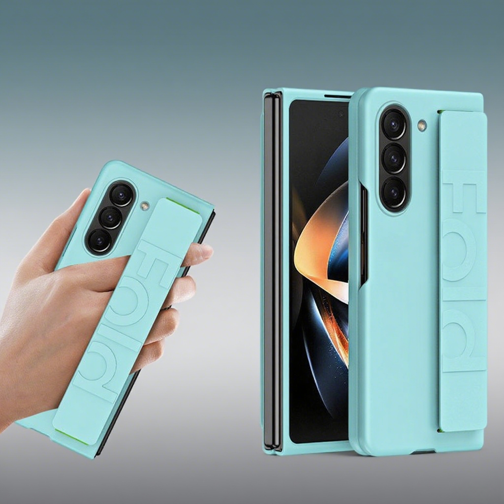 With Strap Would Case Cover for Samsung Fold Series