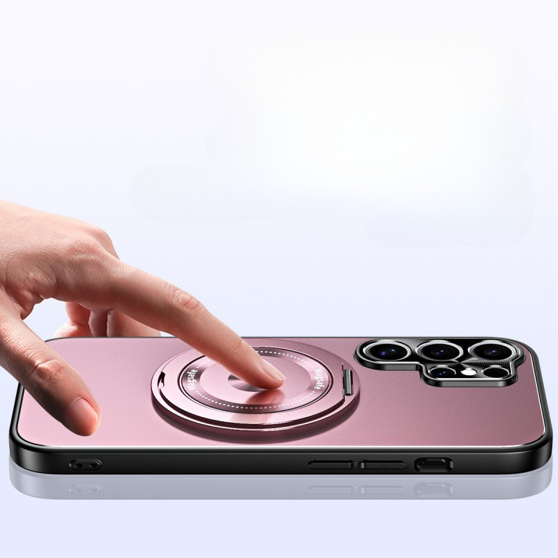 Folding Bracket Metal Lens Protection Frame Case Cover for Samsung S Series