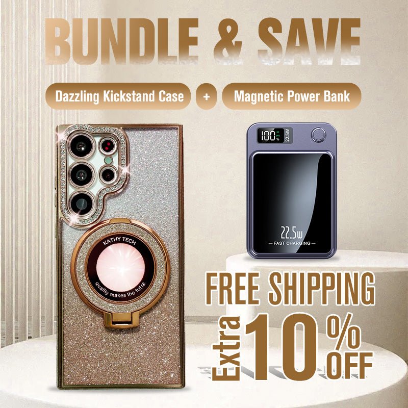 Sparkling Kickstand Case for Samsung S Series - Buy 2: FREE SHIPPING🛫 & 40% OFF 2nd🔥
