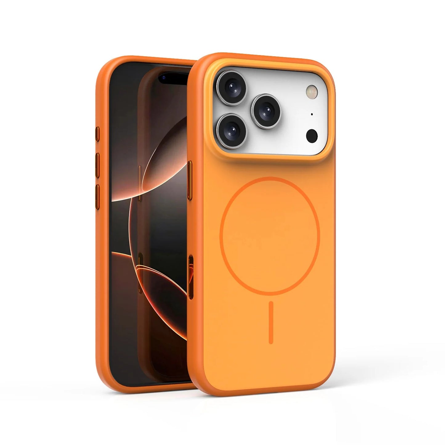 Matte Back Panel with Soft Silicone Edge Case Cover for iPhone