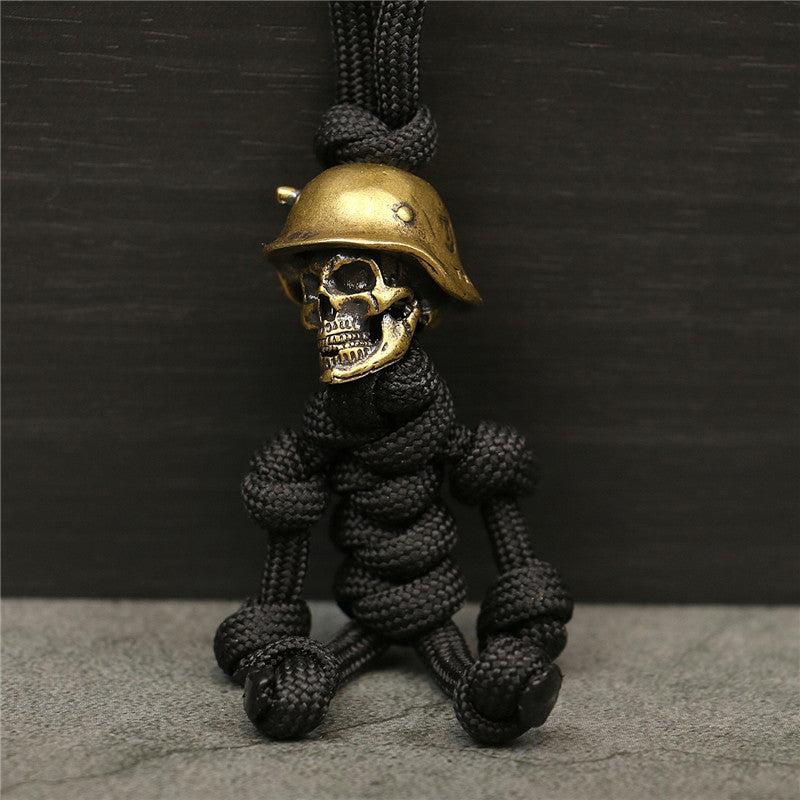 💀✨ Meet Your New Pocket Rebel – The Brass Skeleton Keychain with Soul! ✨💀