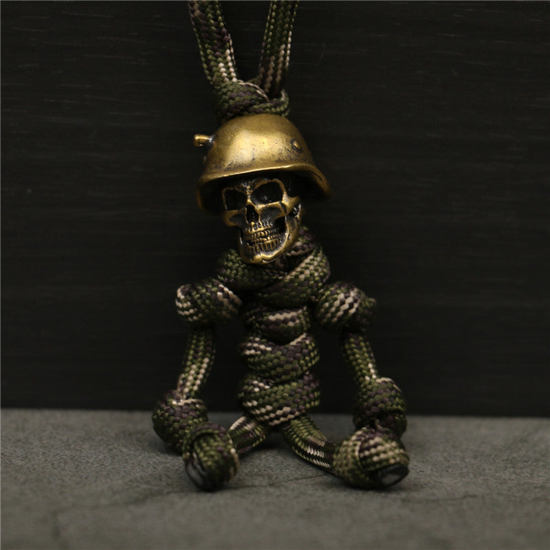 💀✨ Meet Your New Pocket Rebel – The Brass Skeleton Keychain with Soul! ✨💀