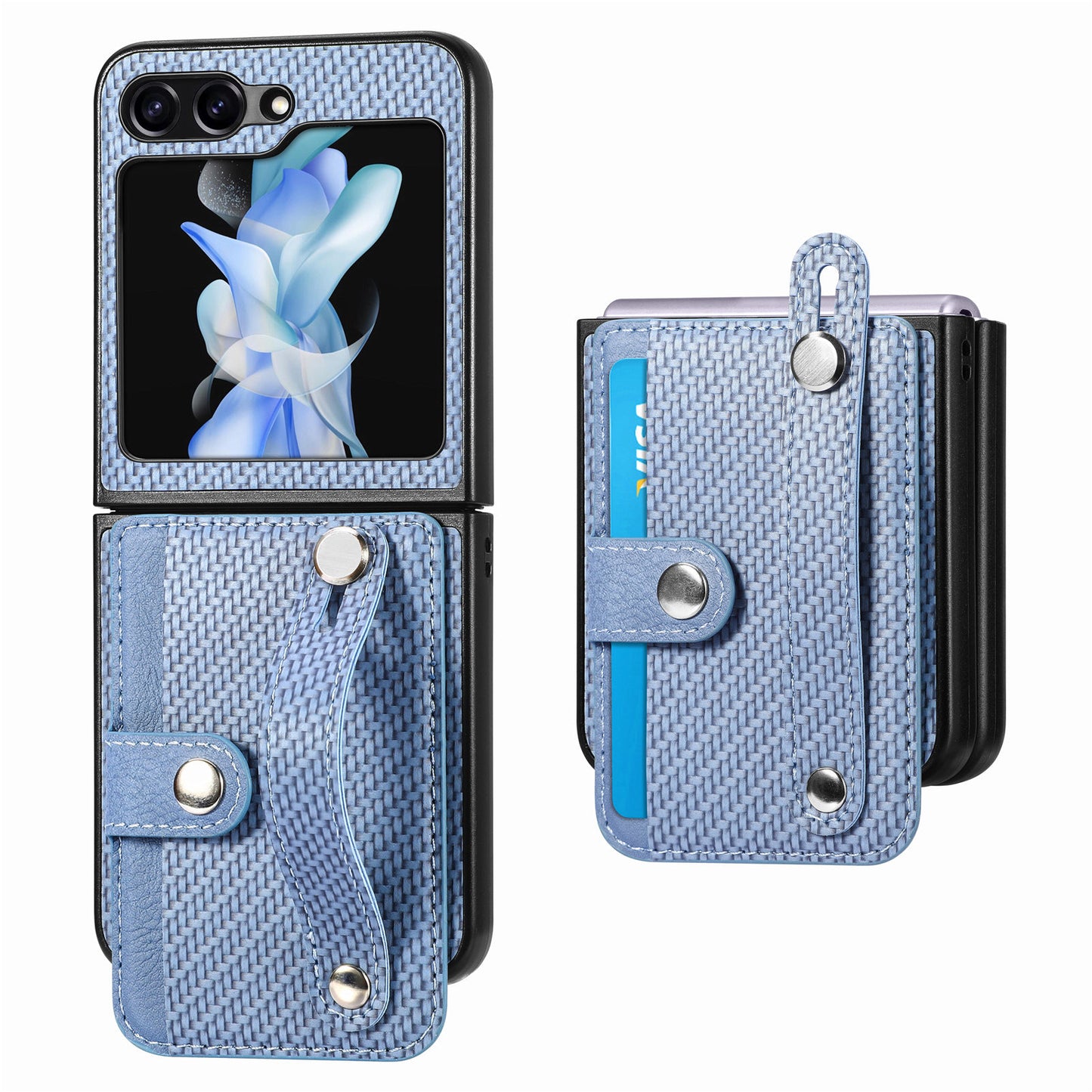 Braided Wristband Case Cover for Samsung Flip Serie