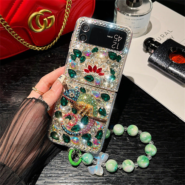 Gemstone Animal Case Cover for Samsung Flip Serie