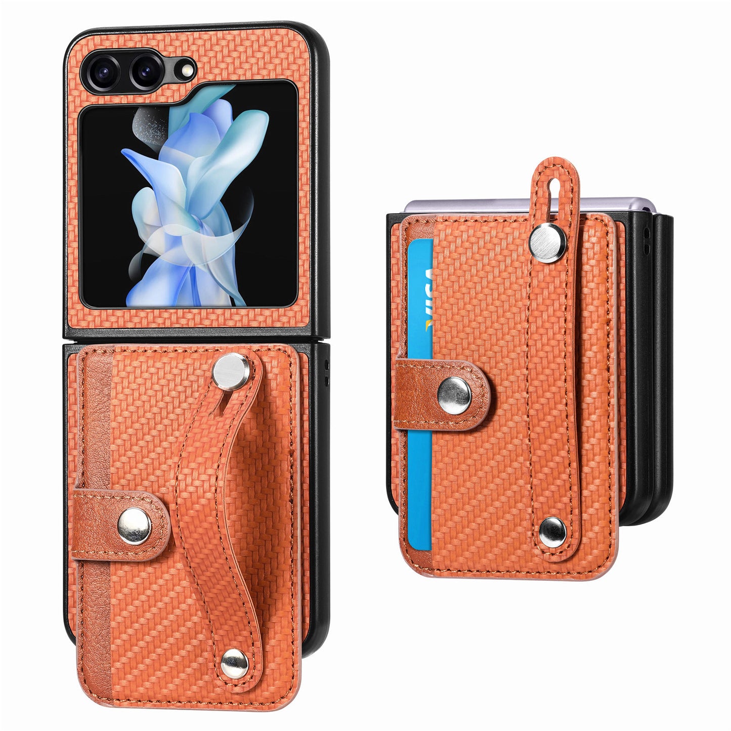 Braided Wristband Case Cover for Samsung Flip Serie