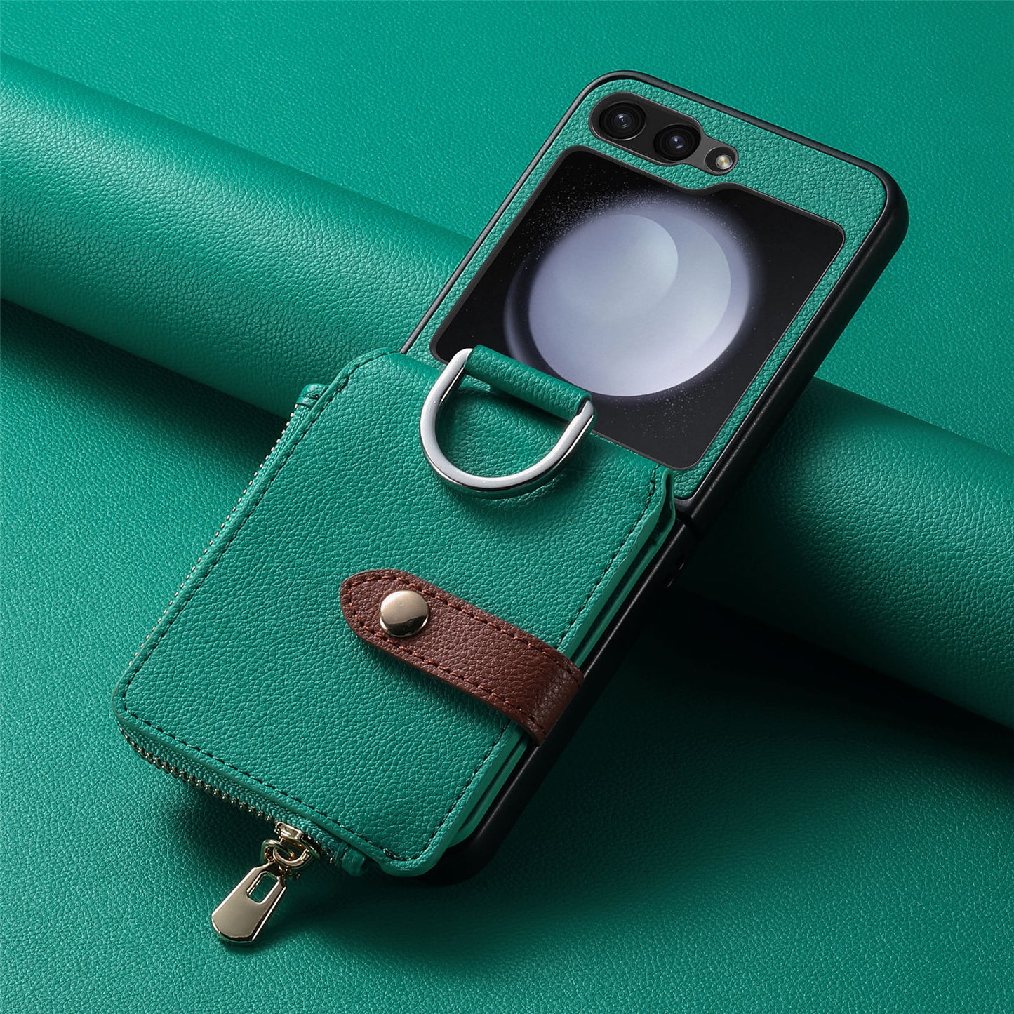 Carabiner Wallet Case Cover for Samsung Flip Serie