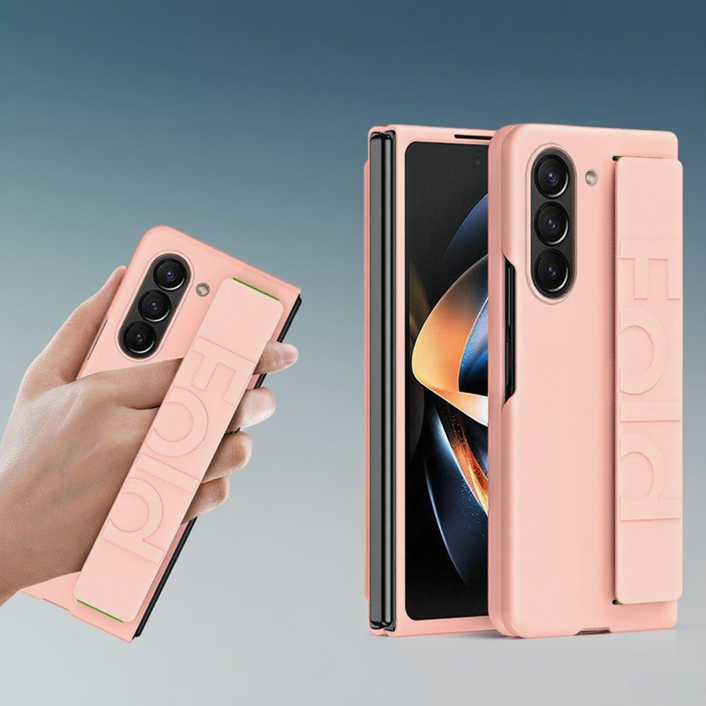 With Strap Would Case Cover for Samsung Fold Series