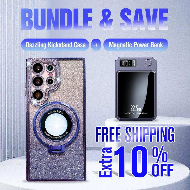 Sparkling Kickstand Case for Samsung S Series - Buy 2: FREE SHIPPING🛫 & 40% OFF 2nd🔥