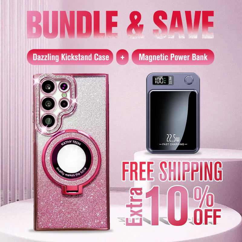 Sparkling Kickstand Case for Samsung S Series - Buy 2: FREE SHIPPING🛫 & 40% OFF 2nd🔥