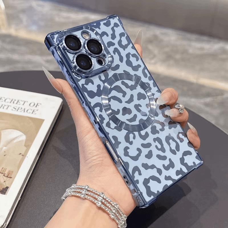 Wild Leopard Print Magnetic Case Cover for iPhone——🔥Second Item at 40% Off