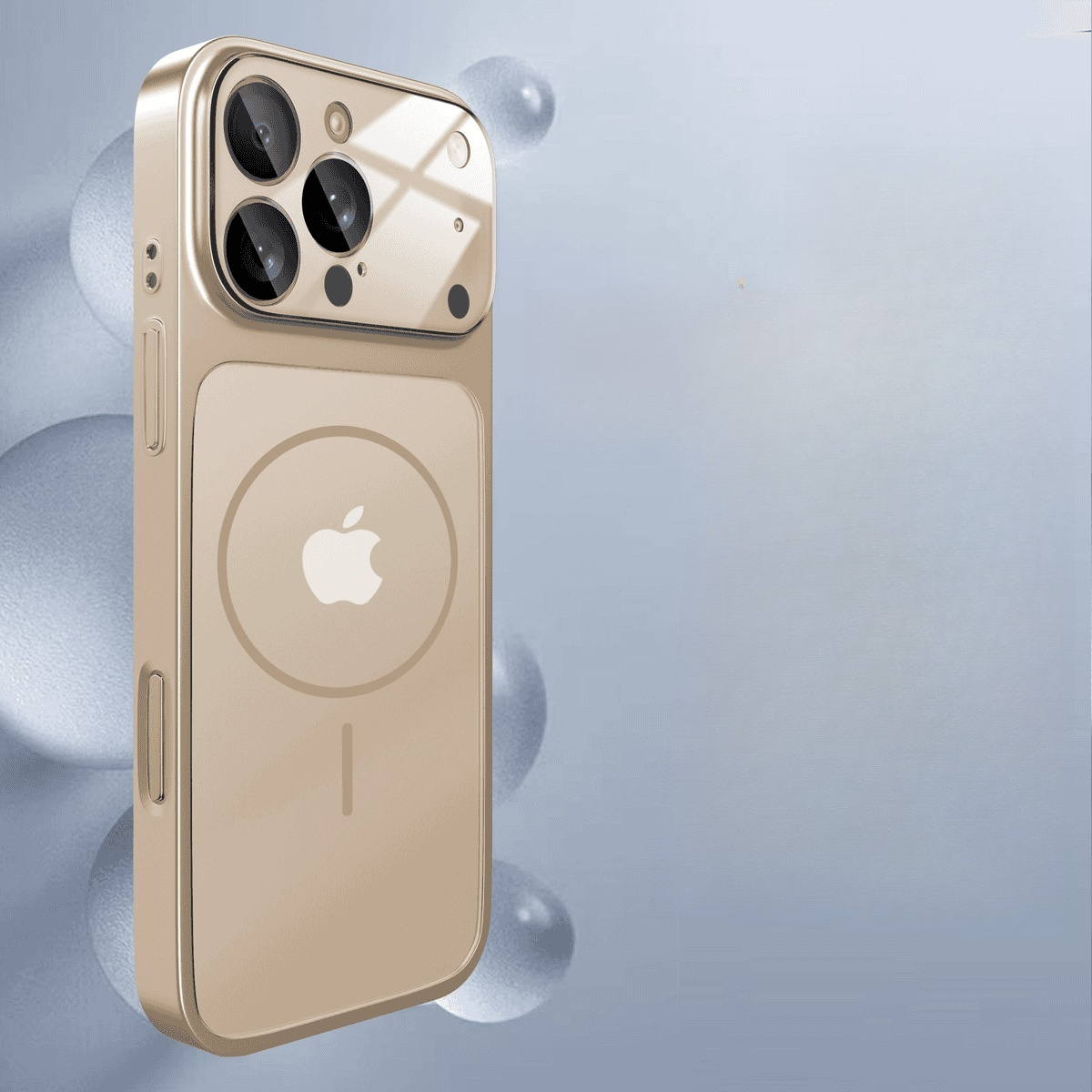 Matte Large Window Solid Color Magnetic Case Cover for iPhone