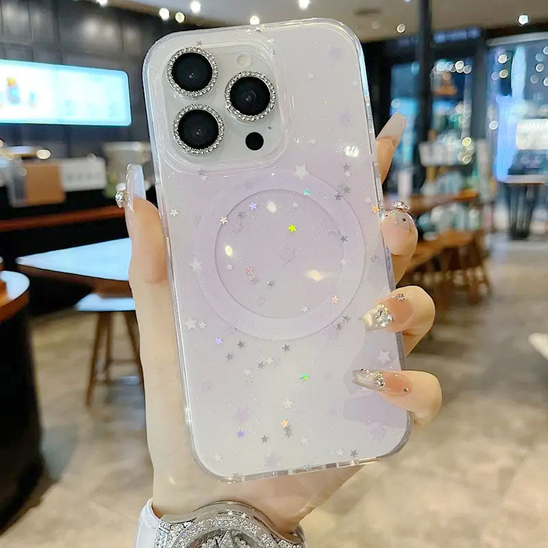 Glitter Lens Protector Star Case Cover for iPhone - Buy 2: FREE SHIPPING🛫 & 40% OFF 2nd🔥