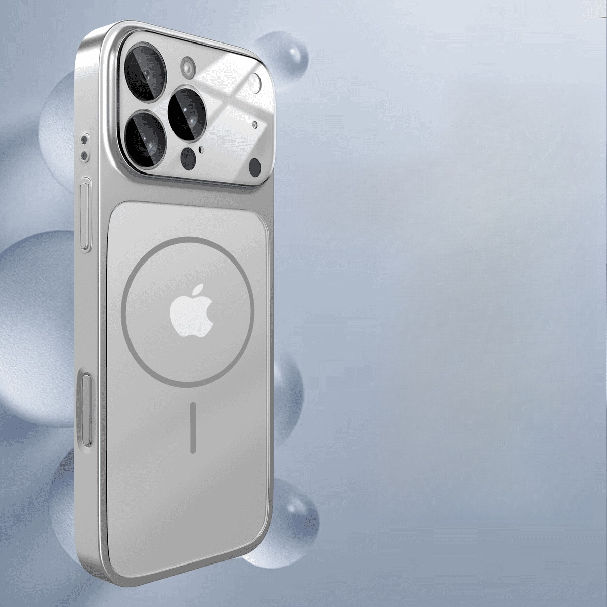 Matte Large Window Solid Color Magnetic Case Cover for iPhone