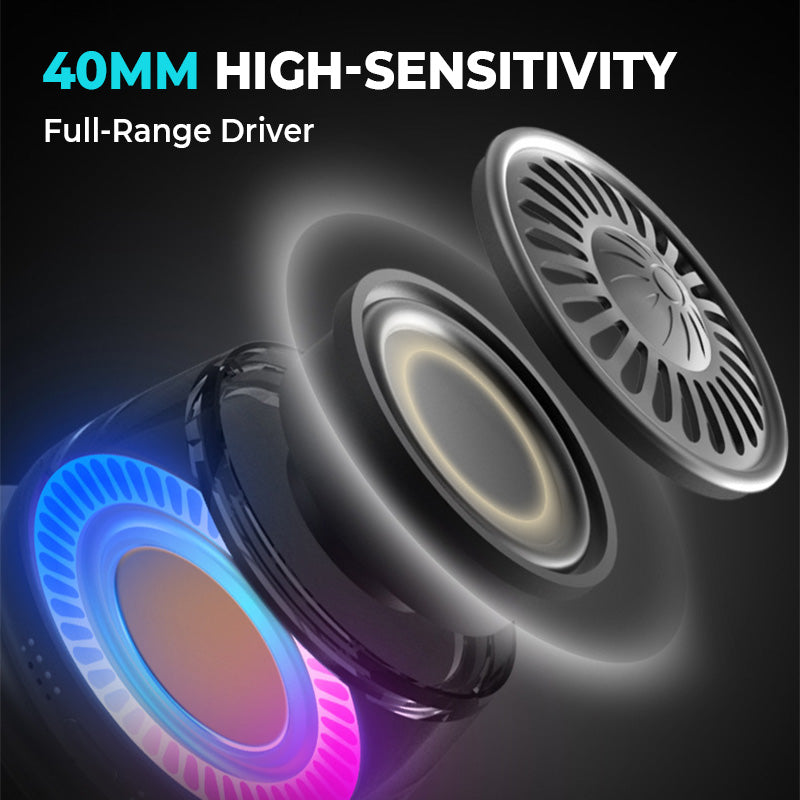 Magnetic Mini Bluetooth Speaker with RGB Light