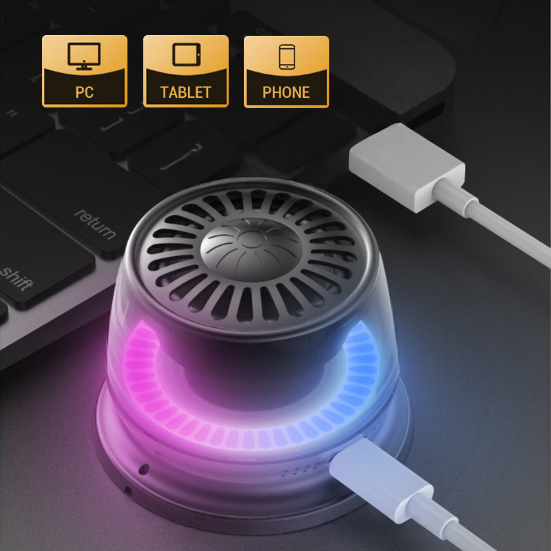 Magnetic Mini Bluetooth Speaker with RGB Light