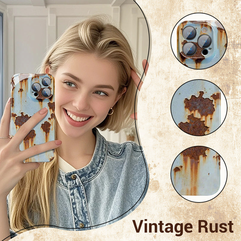 🔥2025 NEW ARRIVAL 🔩Vintage Rust Hard Case For iPhone - Buy 2: FREE SHIPPING🛫 & 40% OFF 2nd🔥