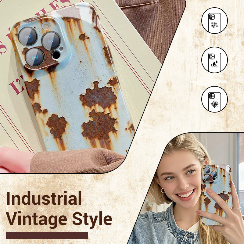 🔥2025 NEW ARRIVAL 🔩Vintage Rust Hard Case For iPhone - Buy 2: FREE SHIPPING🛫 & 40% OFF 2nd🔥