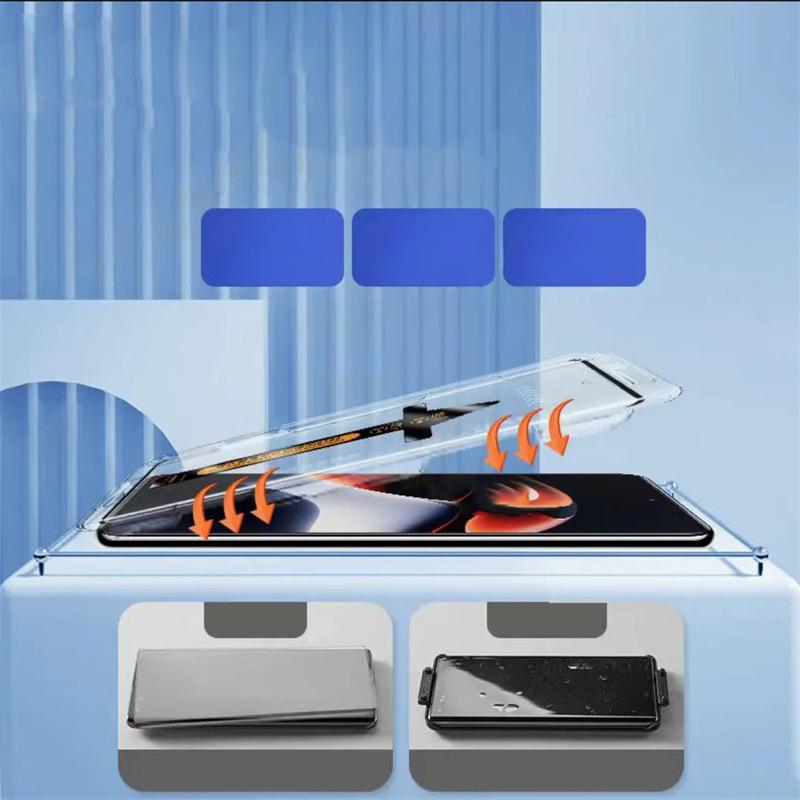 HD/Anti-Peeping Tempered Glass Screen Protector with Auto Dust-Elimination Installation