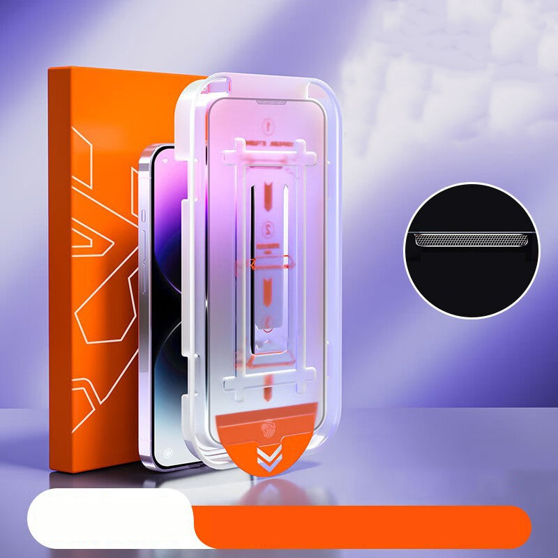 HD/Anti-Peeping Tempered Glass Screen Protector with Auto Dust-Elimination Installation
