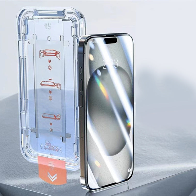 HD/Anti-Peeping Tempered Glass Screen Protector with Auto Dust-Elimination Installation