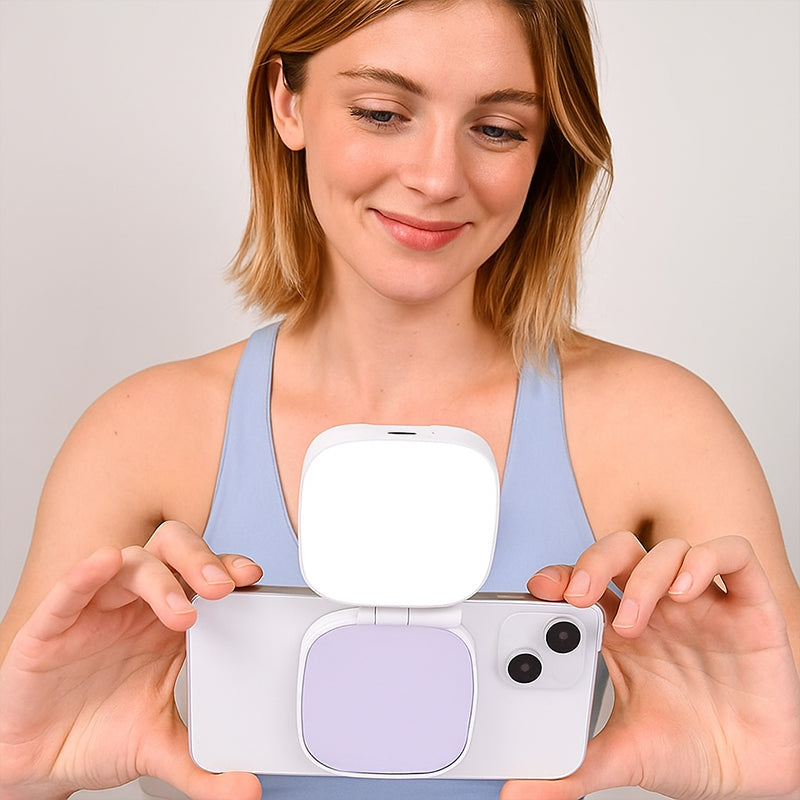 3-in-1 Portable Magnetic Selfie Light for Phone