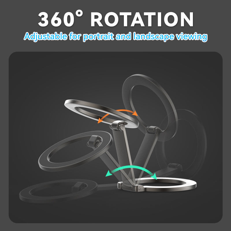 360° Rotatable Dual-Sided Magnetic Phone Stand