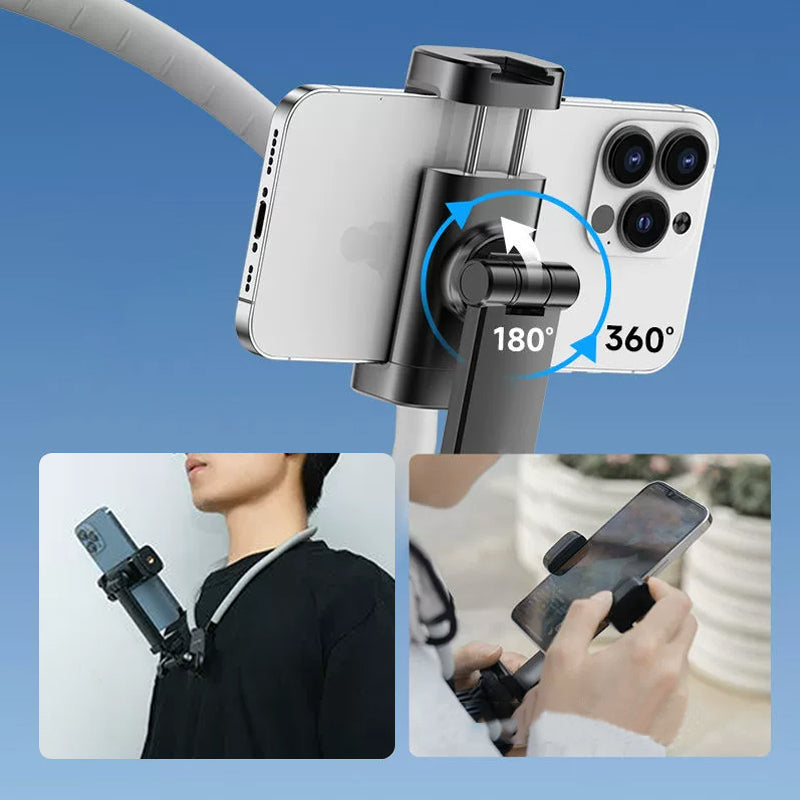 U Shape Magnetic Silicone Neck Phone Holder