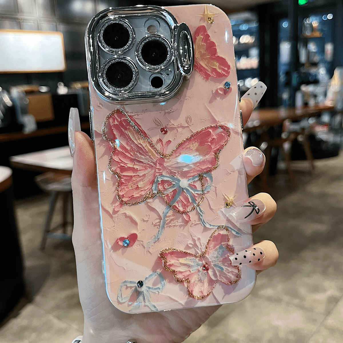 Painting Butterfly Landscape Case Cover for iPhone - Buy 2: FREE SHIPPING🛫 & 40% OFF 2nd🔥