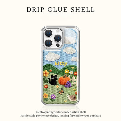 Pixel Art Cat Garden Case for iPhone - Buy 2: FREE SHIPPING🛫 & 40% OFF 2nd🔥